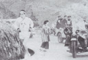 1955年　箱根駅伝　トップで山を登る5区・谷敷正雄