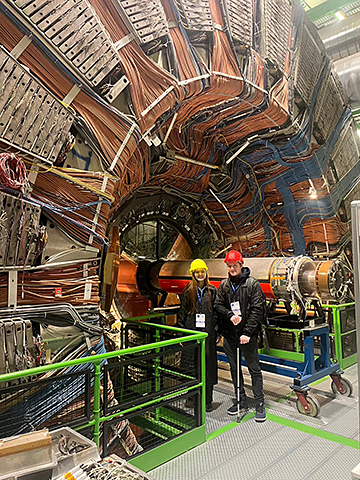 CERN(欧州合同原子核研究機関)での一枚