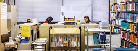 学びに関する図書が充実している｢共同研究室」