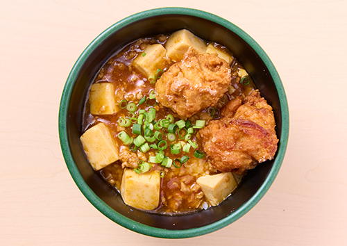麻婆唐揚丼