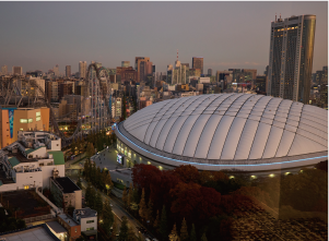後楽園キャンパス 東京ドーム側の風景