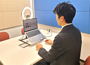 オンライン面接用ブース