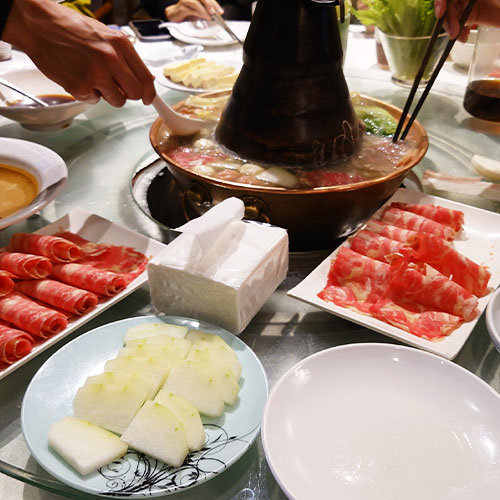 北京 東来順の火鍋