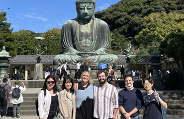 中央大学の留学生との鎌倉旅行