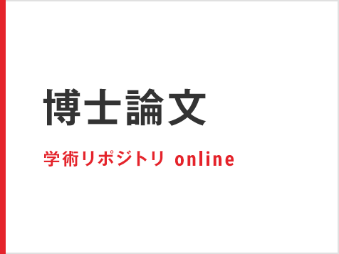 博士論文 学術リポジトリ online（理工学研究科）