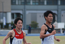 日体対抗戦（5000m新垣・江連）