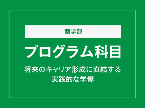 商学部「プログラム科目」