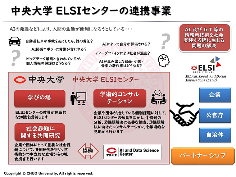 中央大学ELSIセンターの事業内容