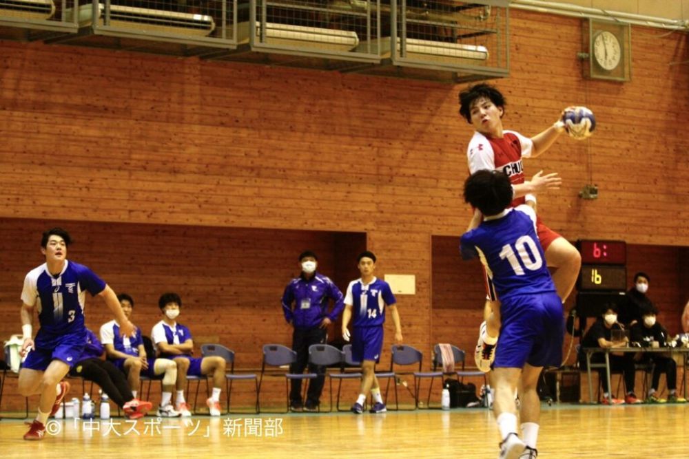 ハンドボール部 関東学生ハンドボール連盟21秋季リーグ戦 男子１部 で２連覇達成 中央大学