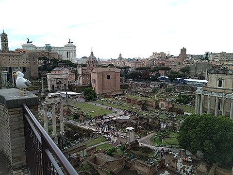 旅行先のイタリア ローマの風景