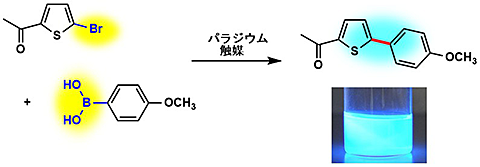 E．「クロスカップリング反応」で光る物質を合成してみよう