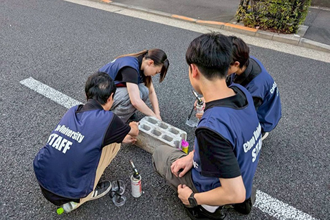 子ども花火大会のお手伝い