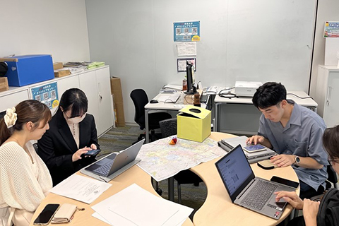 児童館での出張講義の準備